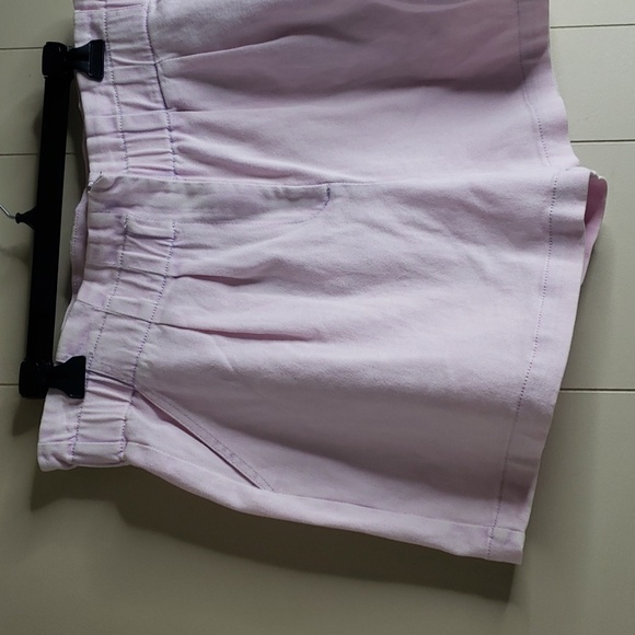 Skies of Blue Paperbag Denim Shorts Large - Picture 4 of 8